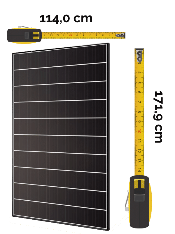 dimensioni pannello fotovoltaico Hyundai Solar