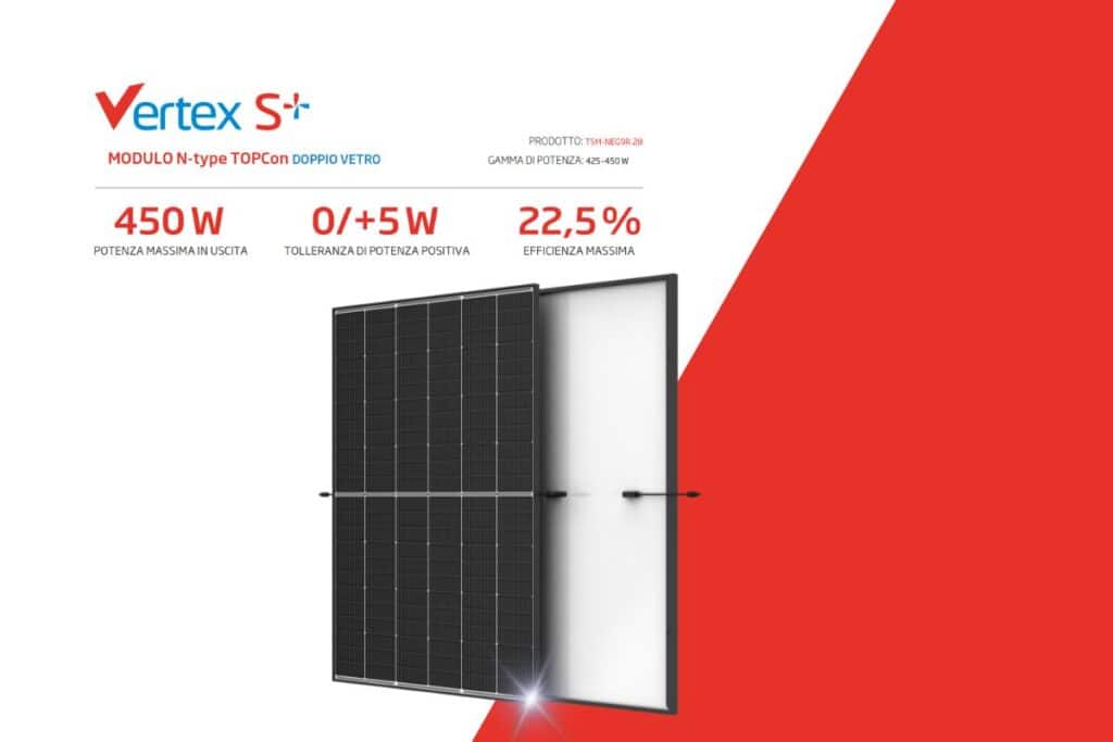 I pannelli solari Trina Vertex S+