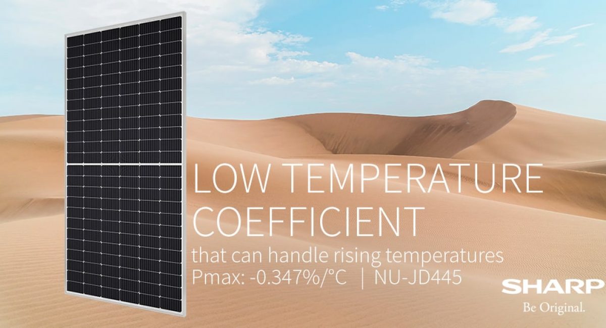 pannelli fotovoltaici Sharp affrontano meglio le alte temperature