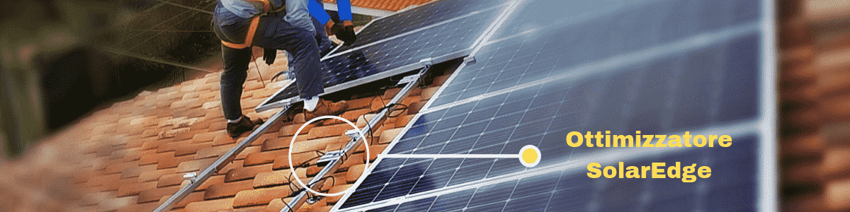 Ottimizzatori SolarEdge in un impianto fotovoltaico sul tetto di una casa
